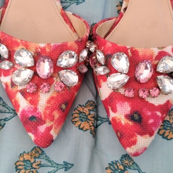 Liz Claiborne Jeweled D'Orsay Flats - Picture 7 of 8